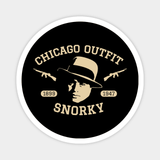 Al Capone 'Snorky' Portrait Logo - Chicago Outfit Magnet